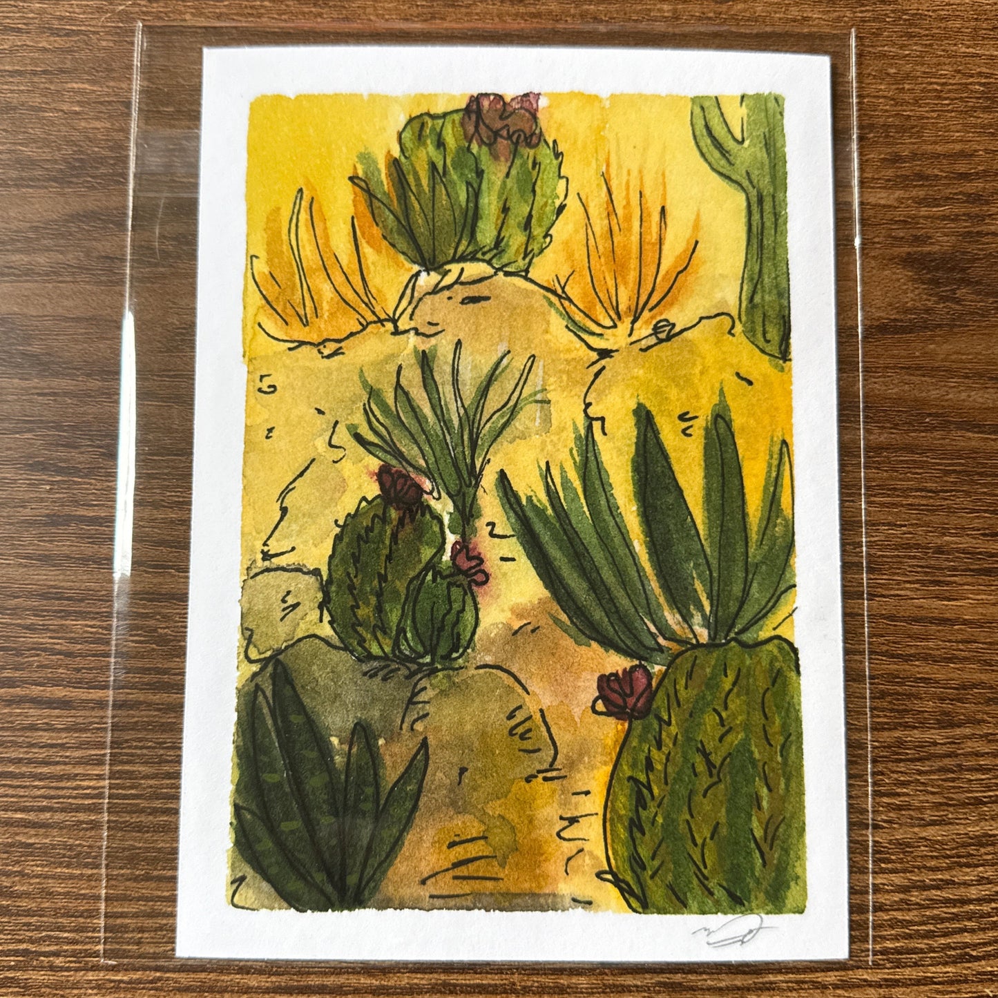 Cactus Print Big