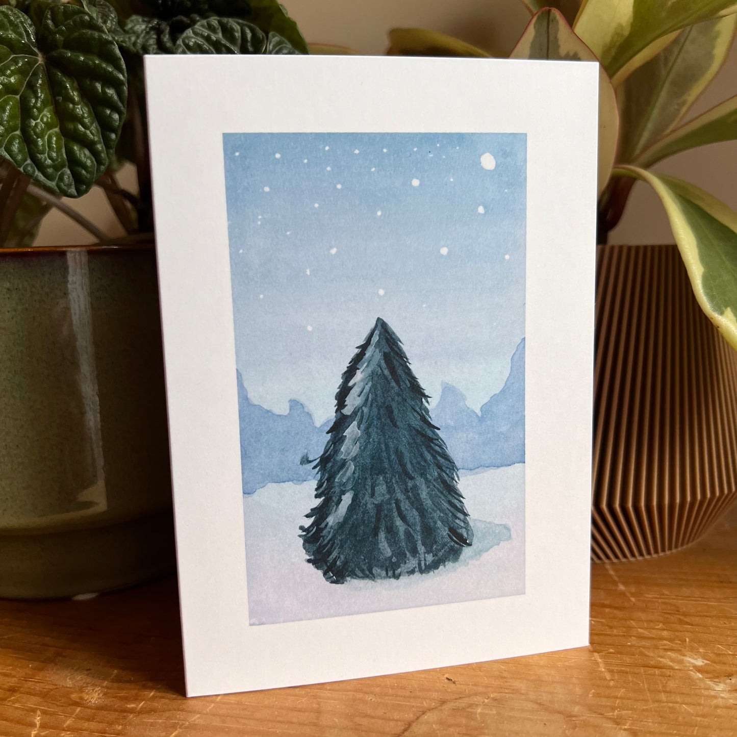 Winter Night Card