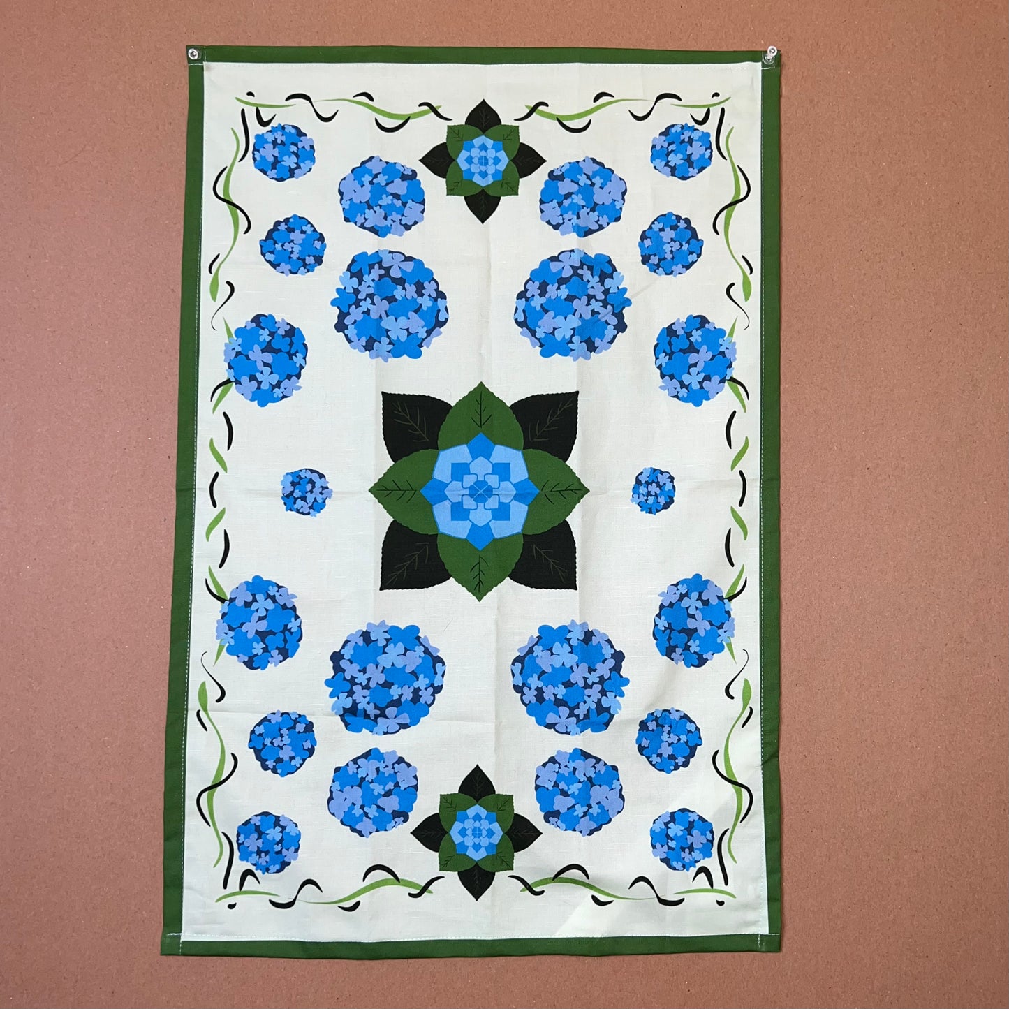Hydrangea Tea Towel