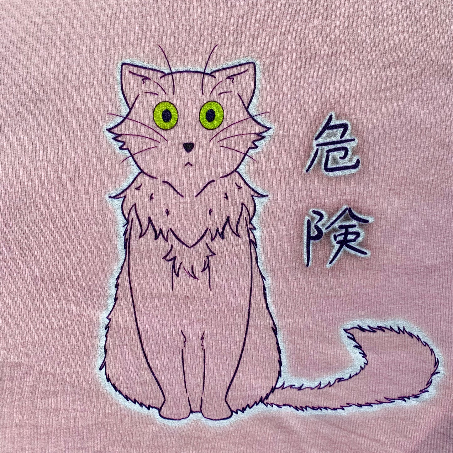 Danger cat Fitted Tee