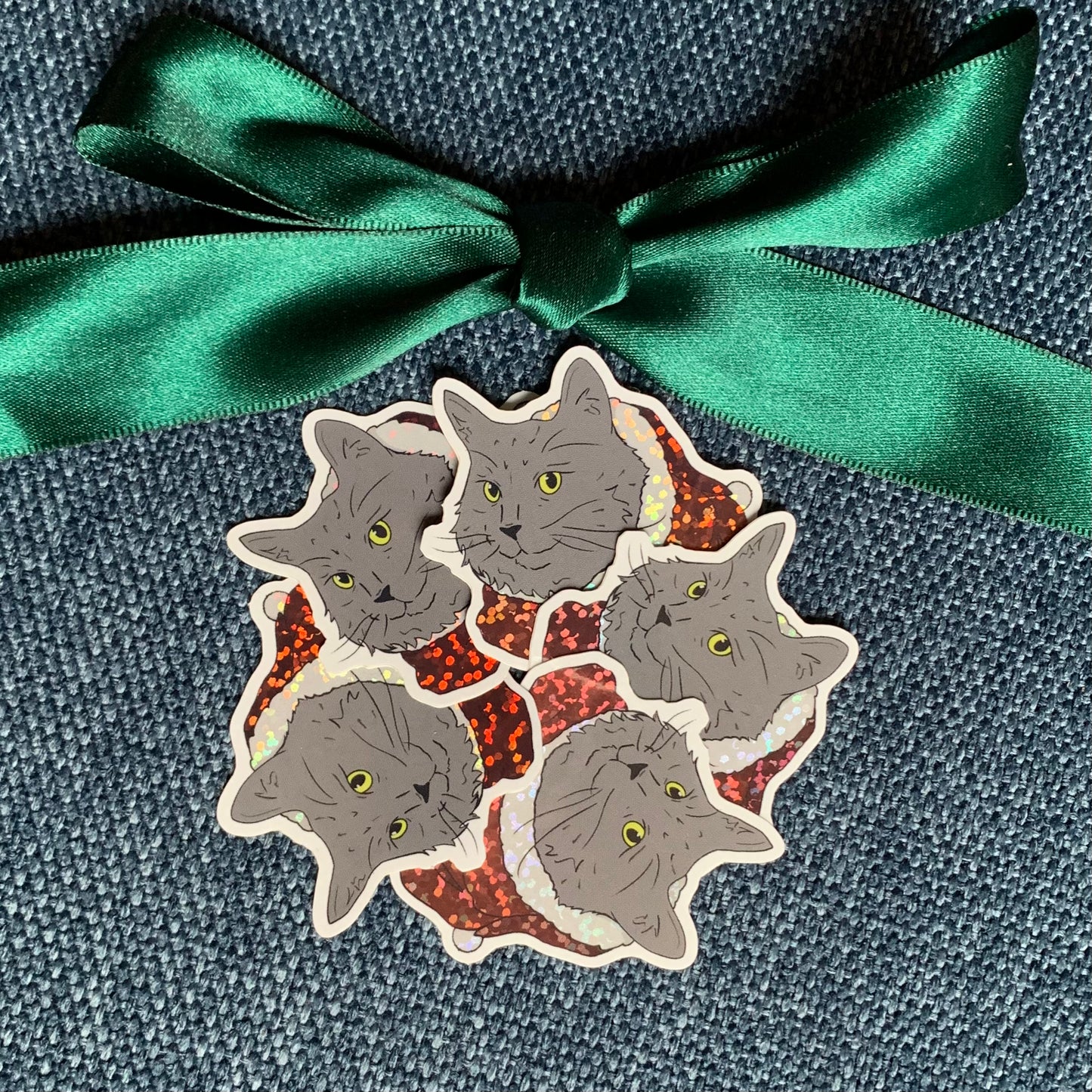 Christmas Cat Sticker