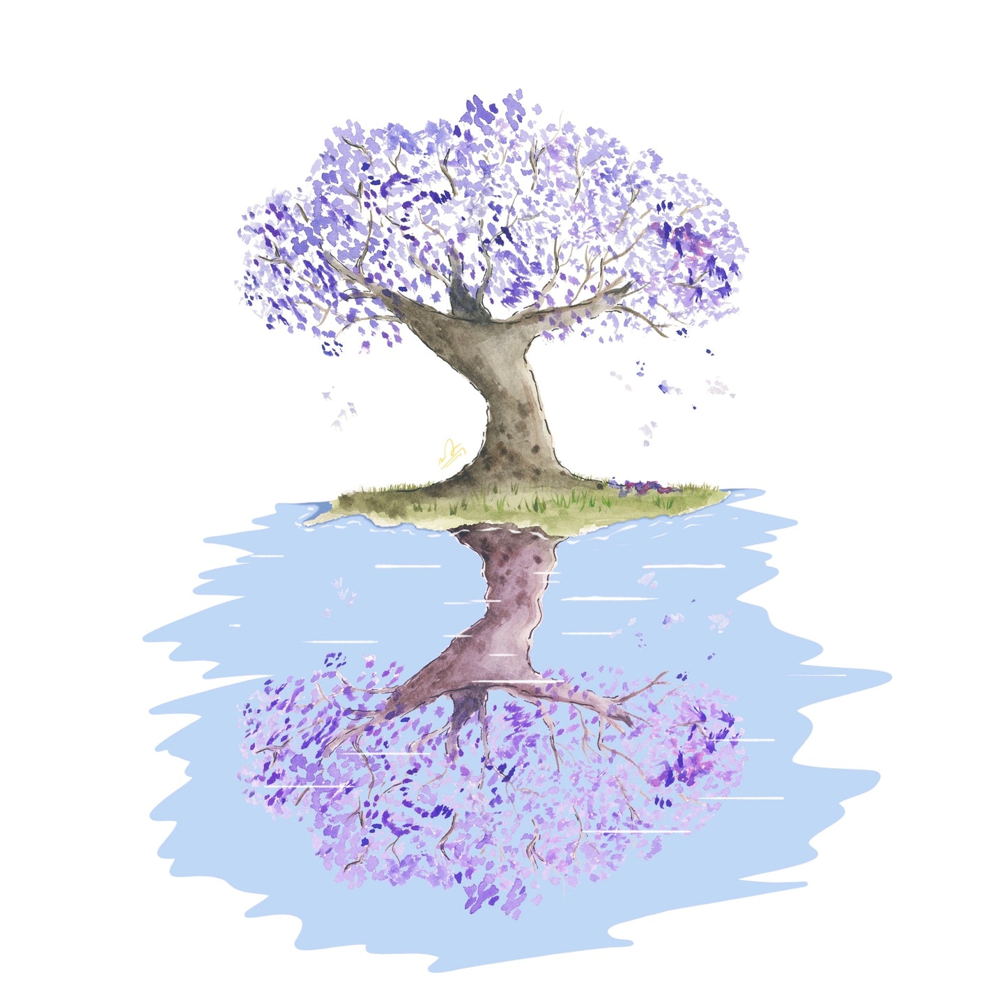 Jacaranda Card