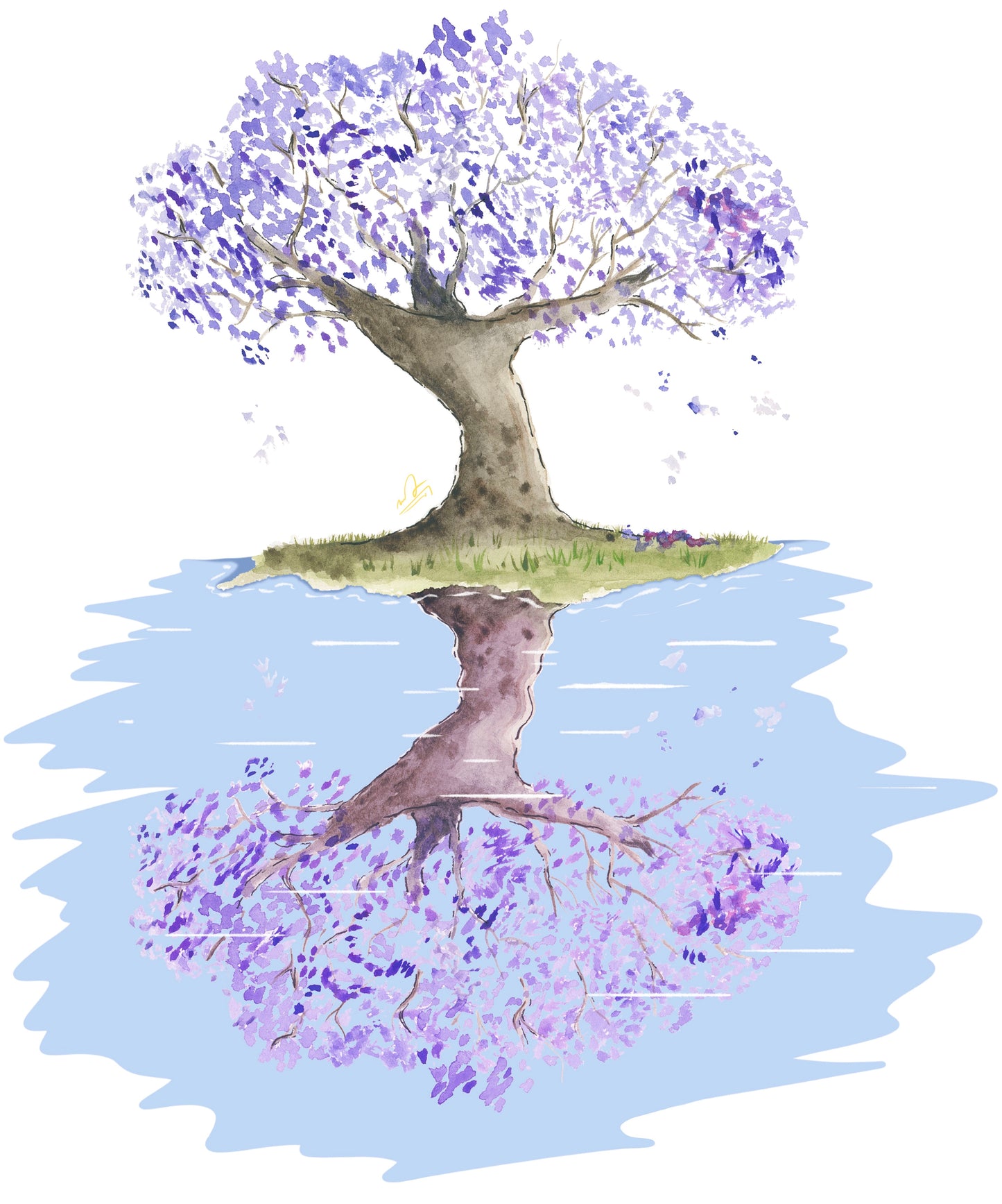 Jacaranda Card