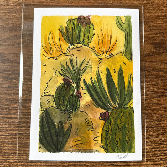 Cactus Print Big
