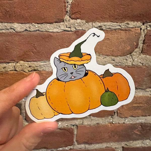 Multi-Pumpkin Cat