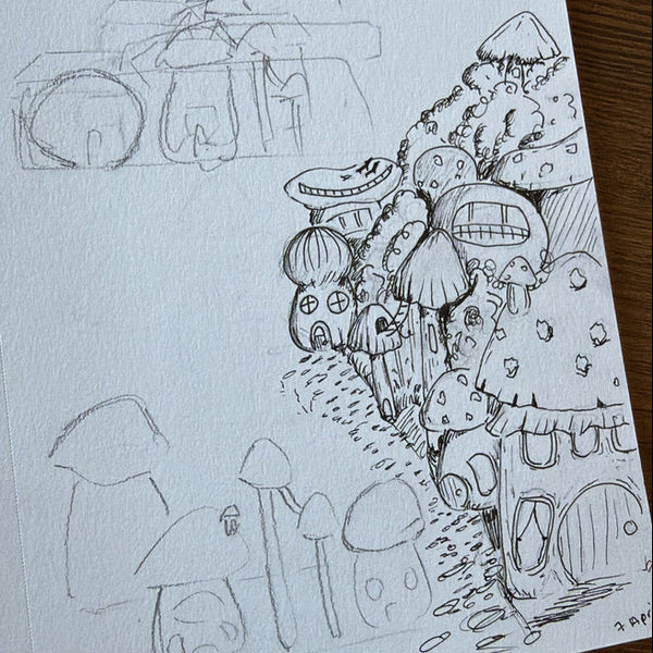 Mushroom Mound Sketch