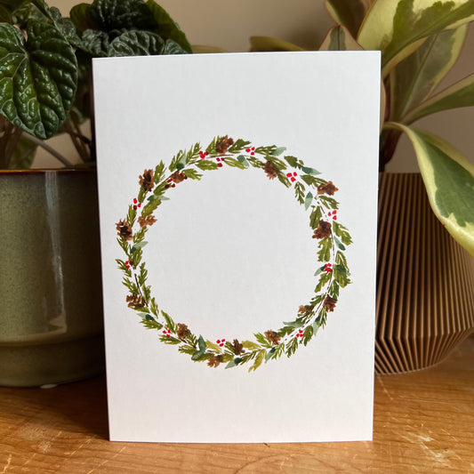 Simple Wreath Card