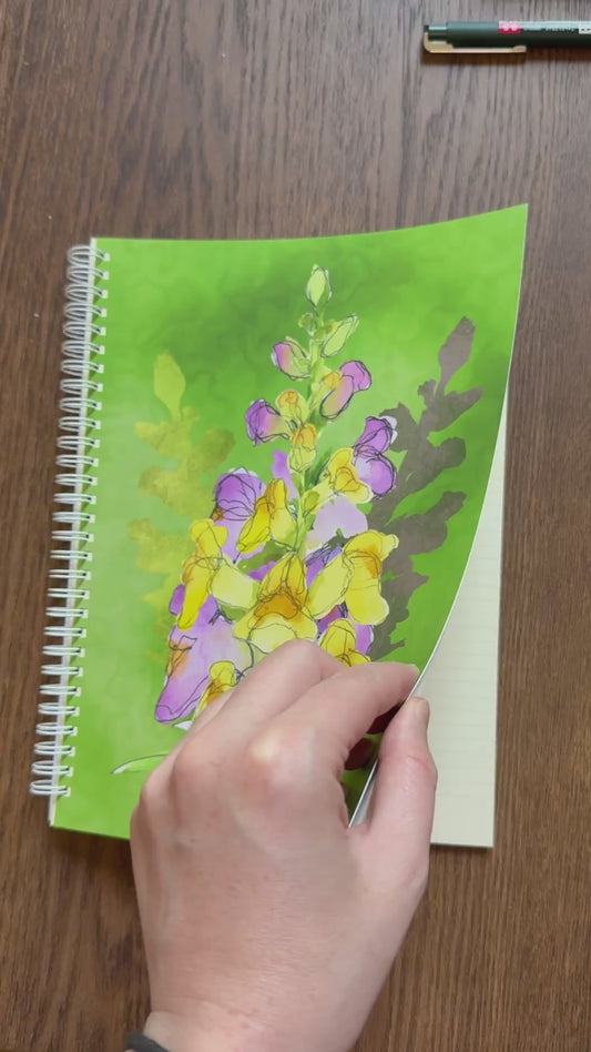Spiral bound Snapdragons