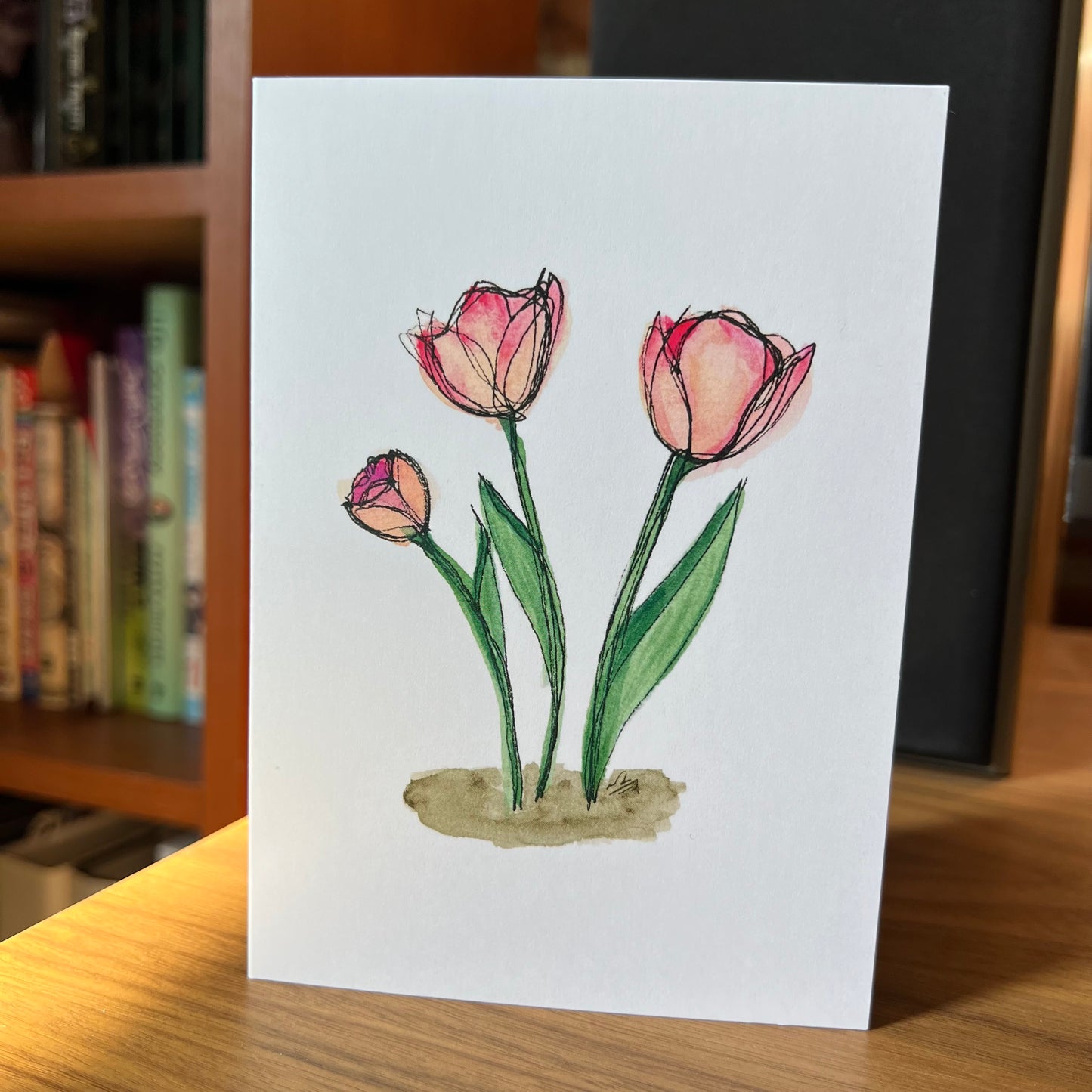 Tulipe Carte de vœux