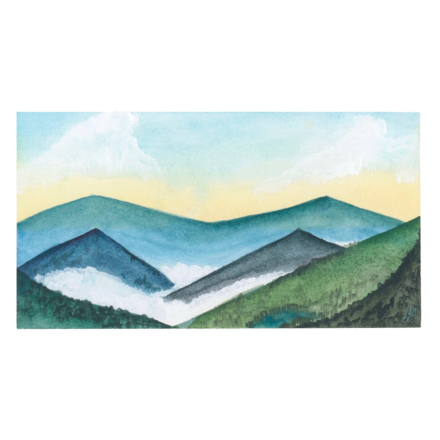 Mountainscape Card