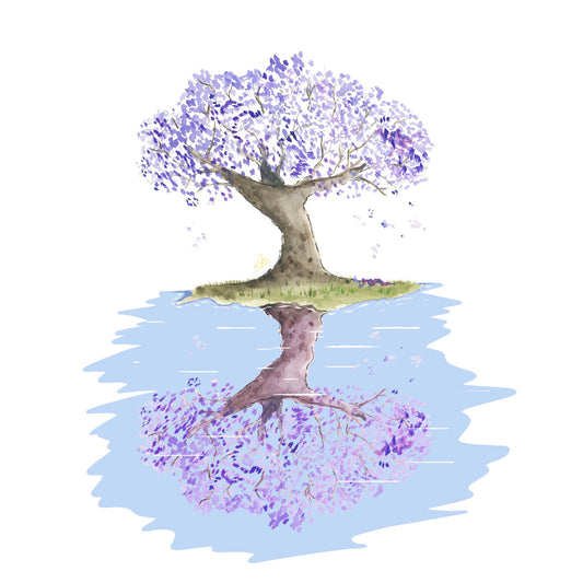 Jacaranda Card