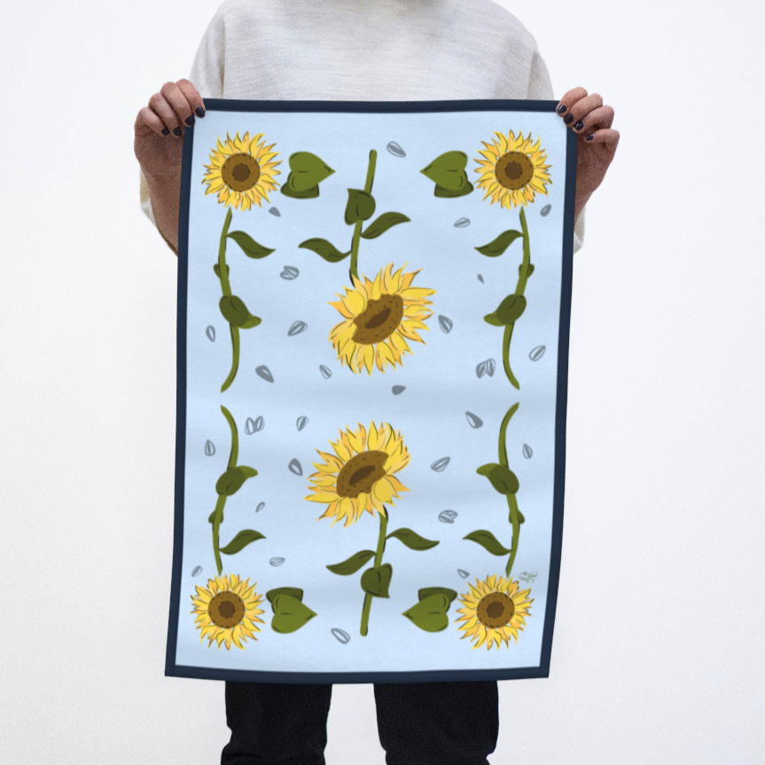 Sunflower Tea Towel